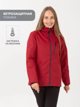 Куртка демисезонная женская "Ирма Н" (красный 10 000)