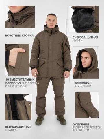 Костюм зимний "Горка" (хаки)
