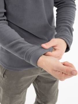 Куртка-анорак флисовая (темно-серый) 