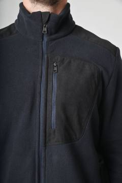 Куртка мужская "Чегет" (флис 400 темно-синий 524)