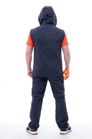 Костюм летний Softshell "Путешественник" (серо-синий)