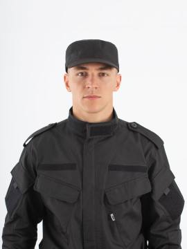 Кепи летнее "Спектр" (рип-стоп, черный) 