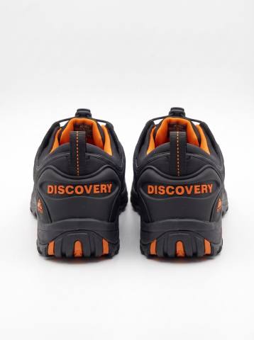Полуботинки мужские EDITEX "DISCOVERY" W806-10 (черный/оранжевый)