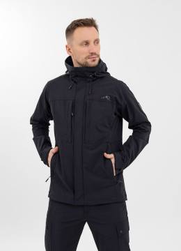 Куртка летняя Softshell "Эльбрус" (черный)