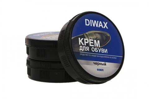 Крем для обуви DIWAX в банке (черный) 60мл