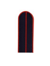 Погоны полиции 1-просветные (темно-синий) (п/а)