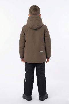 Костюм утепленный детский "Енот" Н (оливковый/черный)