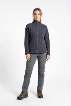 Куртка флисовая женская "Катунь" (темно-серый)