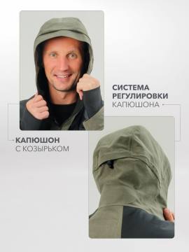 Костюм ветровлагозащитный "Росомаха" (хаки)