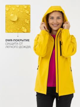 Куртка женская Softshell "Нея" (желтый)