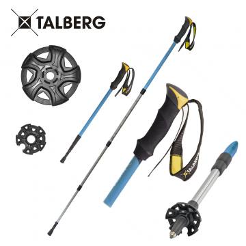Палки треккинговые телескопические Talberg "COMPACT POLE", TLP-201