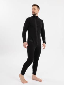 Комбинезон флисовый (черный)