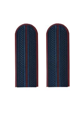 Погоны ФСИН 1-просветные (серо-синий) (пластиковые) 