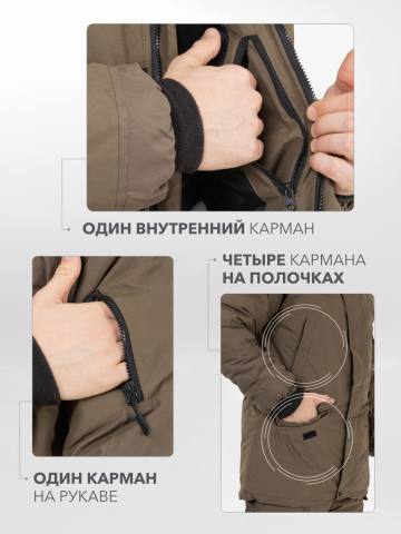 Костюм зимний "Горка" (хаки)