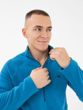 Куртка-анорак флисовая "Аргут" (морская волна)