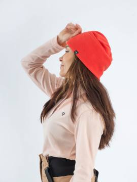 Шапка флисовая "Тундра" (коралловый)