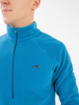 Куртка-анорак флисовая "Аргут" (морская волна)