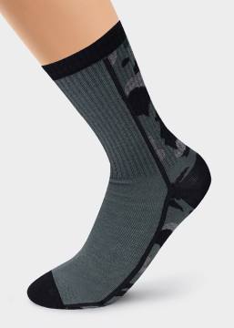 Носки мужские CLEVER (камуфляж, хаки) К6459