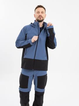 Куртка летняя Softshell "Удокан" (синий/черный)