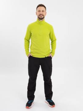 Куртка-анорак флисовая (лайм)