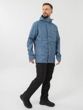 Куртка ветровлагозащитная "Ольхон" (серо-синий)