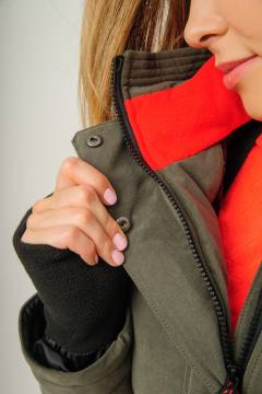 Куртка утепленная женская "Зима" (олива)