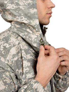 Костюм утепленный "Горка" на флисе ("пиксель серый")