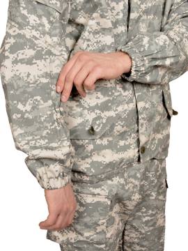 Костюм утепленный "Горка" на флисе ("пиксель серый")