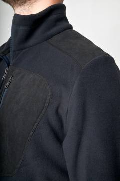 Куртка мужская "Чегет" (флис 400 темно-синий 524)