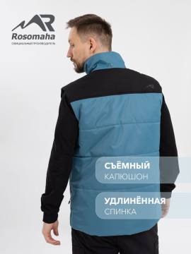 Жилет "Кубидат" (бирюзовый/черный)