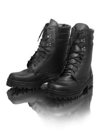 Ботинки зимние "Ranger" 015 с выс. берцами (нат. мех)