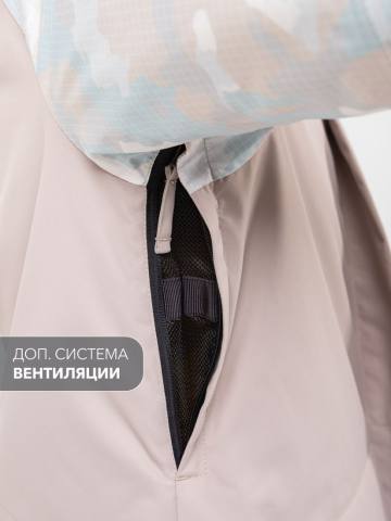Куртка утепленная женская "Бирюса" (светлый камуфляж/бежевый 10 000)