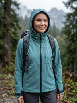 Куртка женская Softshell "Береть" (бирюзовый)