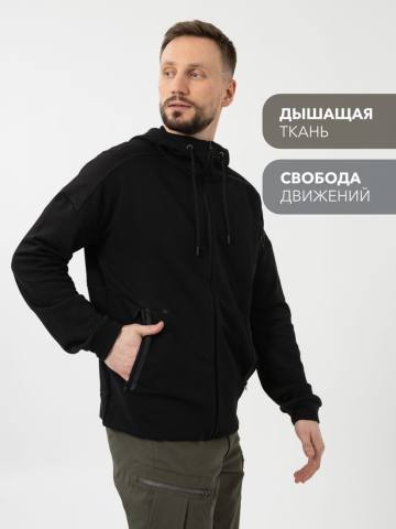 Куртка "Иртыш" (футер, черный)