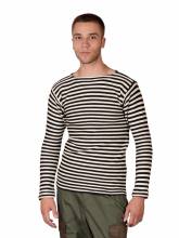 Фуфайка-тельняшка двойная вязка (черный)