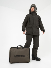 Костюм утепленный "Егерь" (темный хаки, с сумкой)