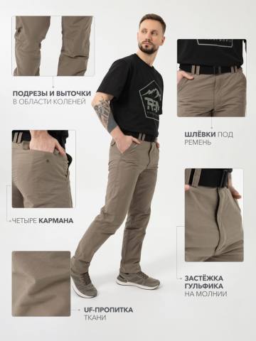 Брюки летние мужские "Орлан" НМ (оливковый)