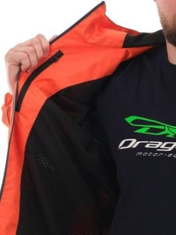 Костюм ветровлагозащитный Dragonfly "Active 2.0" (оранжевый/синий)
