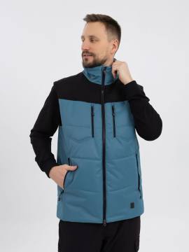 Жилет "Кубидат" (бирюзовый/черный)