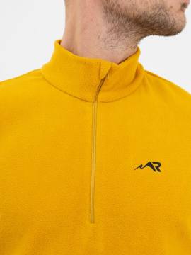 Куртка-анорак флисовая (горчица)