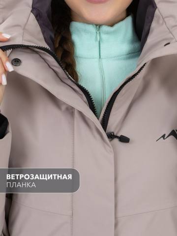 Куртка демисезонная женская "Верея" (серо-бежевый)