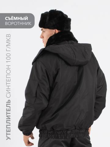 Куртка зимняя "Барс К" (мембрана, черный)