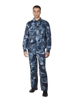 Брюки летние "Бастион" (синий камуфляж "кукла")