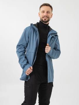 Куртка ветровлагозащитная "Ольхон" (серо-синий)