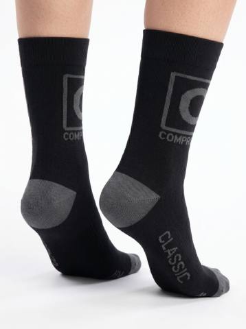 Термоноски Comfort Classic (черный/серый)