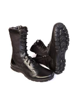 Ботинки летние "Утка" У-11 (кожа+кордура) (черный)