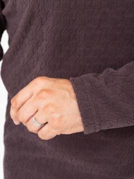 Куртка-анорак флисовая (шоколад фактурный)