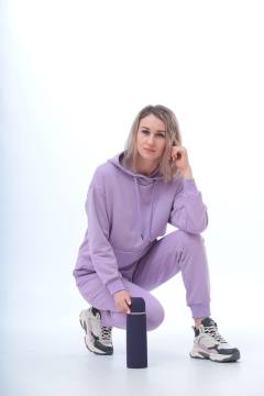 Костюм женский из футера "Игарка" (сиреневый)