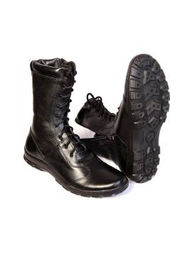 Ботинки летние BIZON "Утка" У-12 (кожа перфорированная) (черный) (36-46)