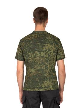 Футболка мужская (зеленый камуфляж "цифра")